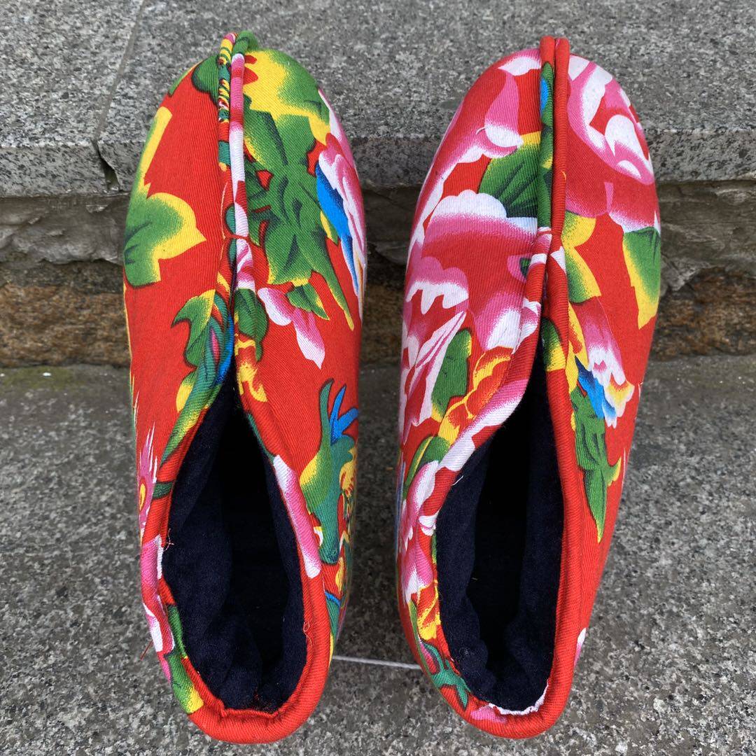 棉鞋乌镇手工老北京布鞋东北北大冬季保暖古典蚌壳棉鞋