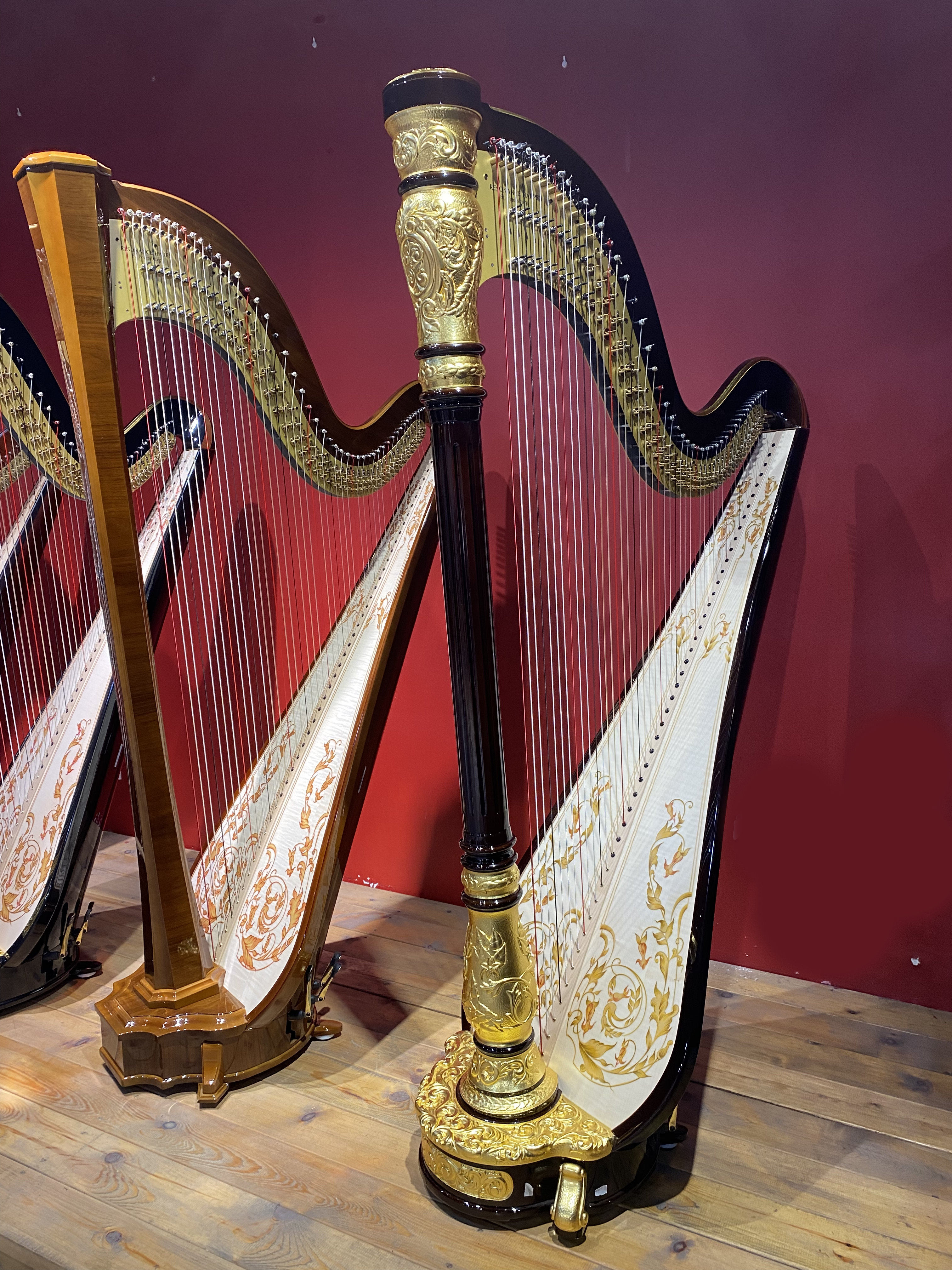 竖琴踏板resonanceharps俄罗斯进口专业演奏竖琴