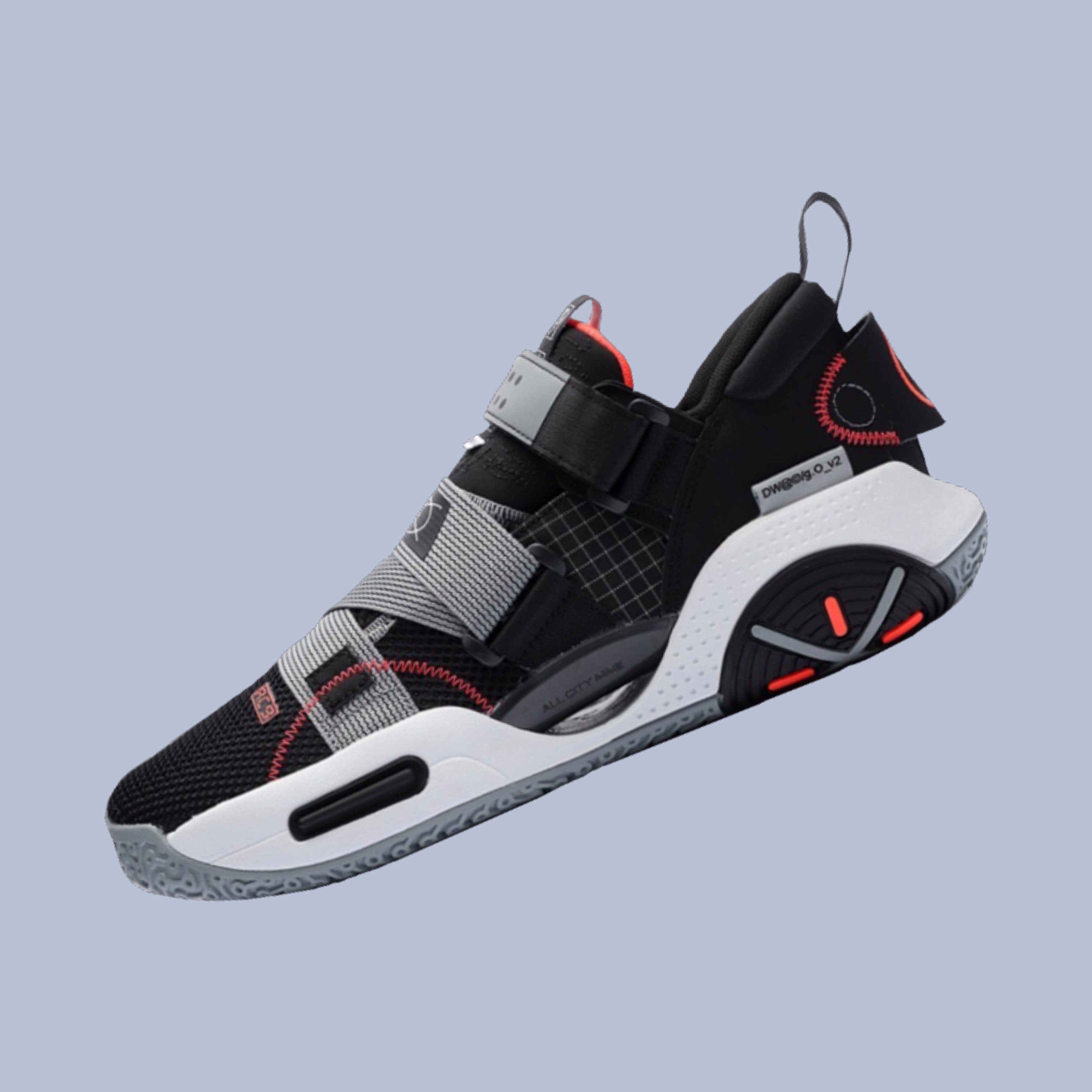 李宁lining韦德之道全城9v2男子实战低帮减震篮球鞋