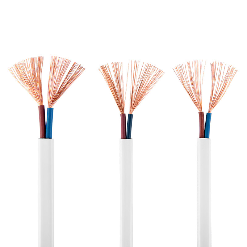 家用二芯电线电缆2芯1/1.5/2.5平方电源线防水防冻多股软护套线