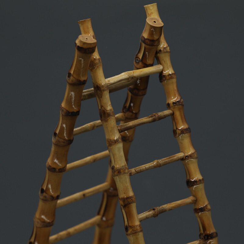 竹鞭迷你小竹梯子竹根创意竹制工艺品财富节节高其他特色工艺品