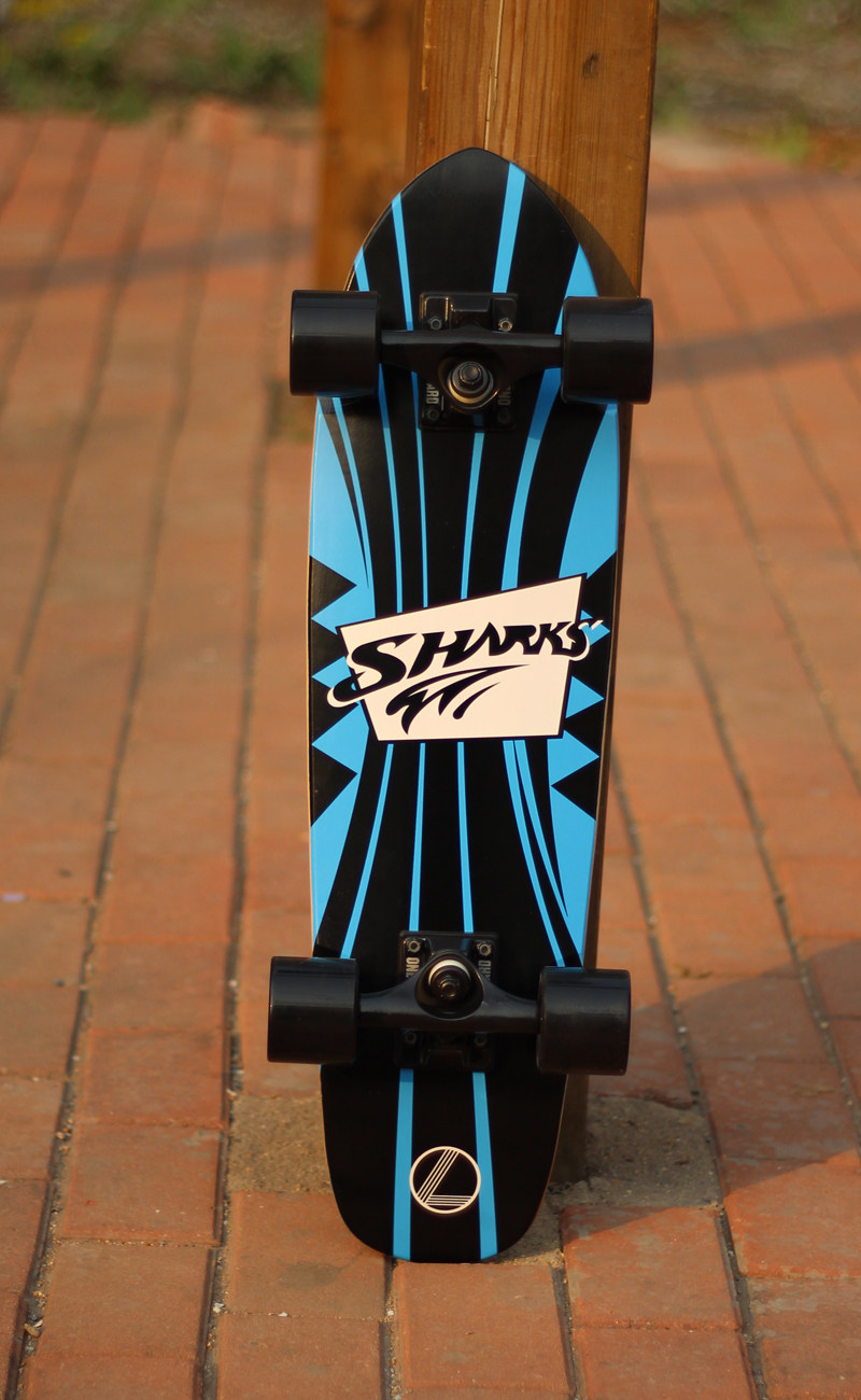 叔叔小鱼一豹大鲨鱼三代枫木大鱼公路复古滑板滑板