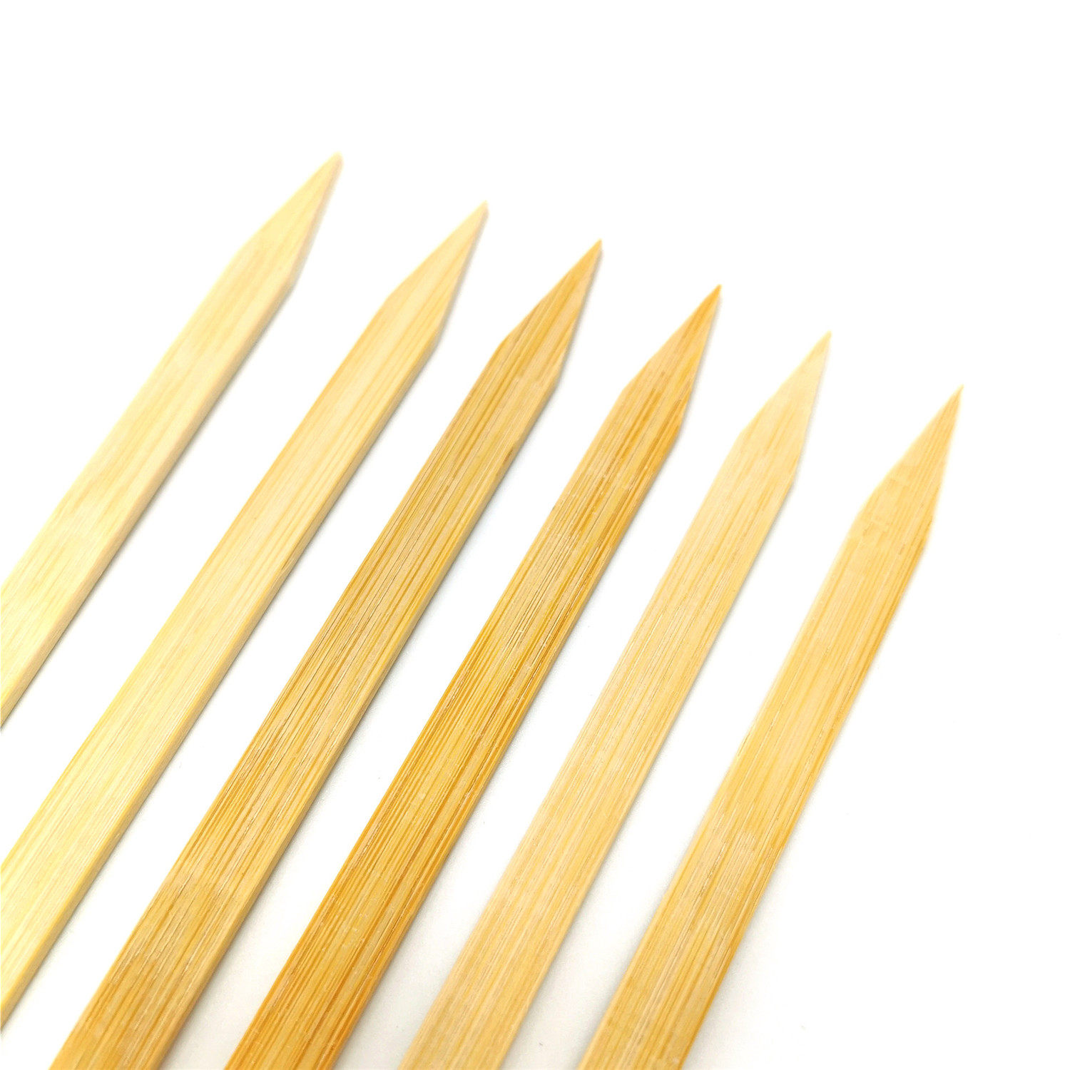 竹签38cm厘米料理扁串大平八爪鱼鱿鱼章鱼200支竹签