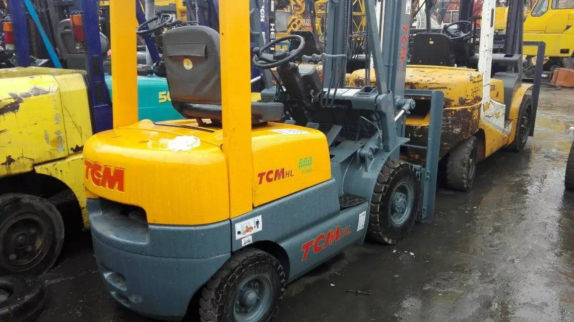 叉车二手合力杭州tcm152吨25吨3t柴油小型液压装卸车