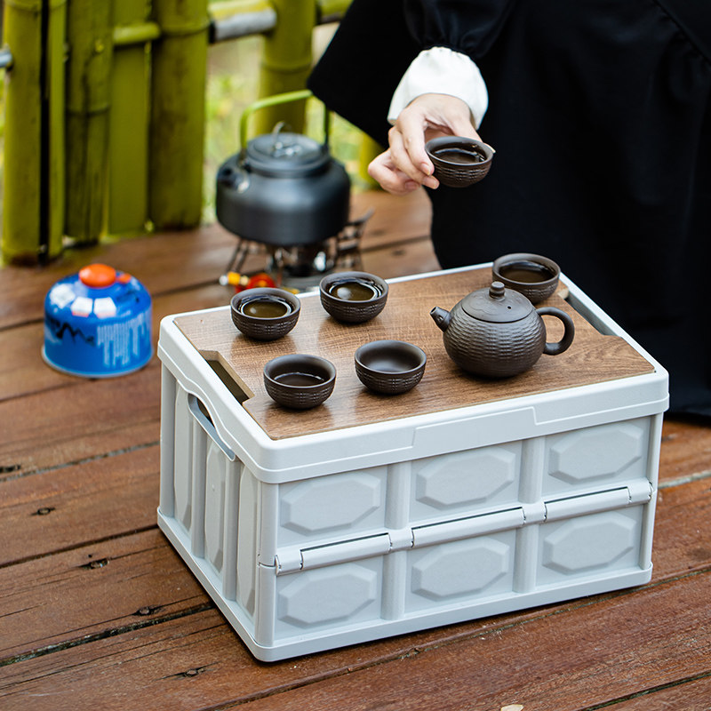 紫砂户外功夫功夫茶茶具套装整套车载便携野外功夫茶具