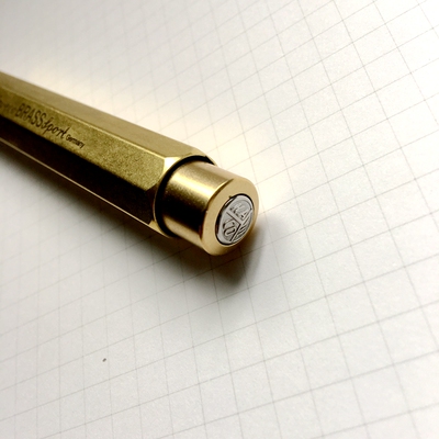 德国kaweco漫画sport八角黄铜金属手绘自动盒装铅笔