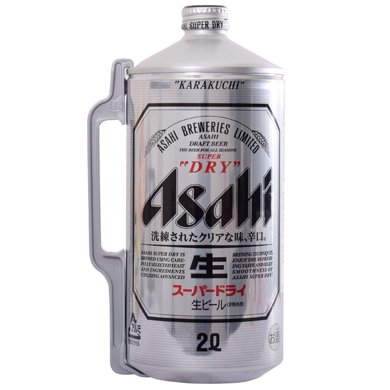 asahi原装日本进口啤酒5度朝日2l桶装超爽啤酒