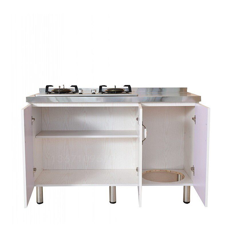 煤气罐柜子灶台简易厨房组合橱柜经济型出租房屋组装整体厨柜