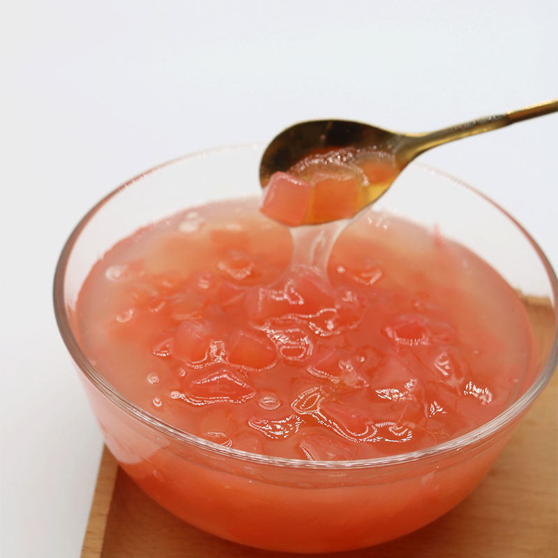 果酱安德鲁乐桃颗粒白桃水蜜桃条酱粒1kg奶茶饮品果酱