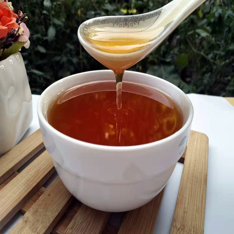 新疆新蜜1公斤液态农家自产添加天然野生罗布麻蜂蜜