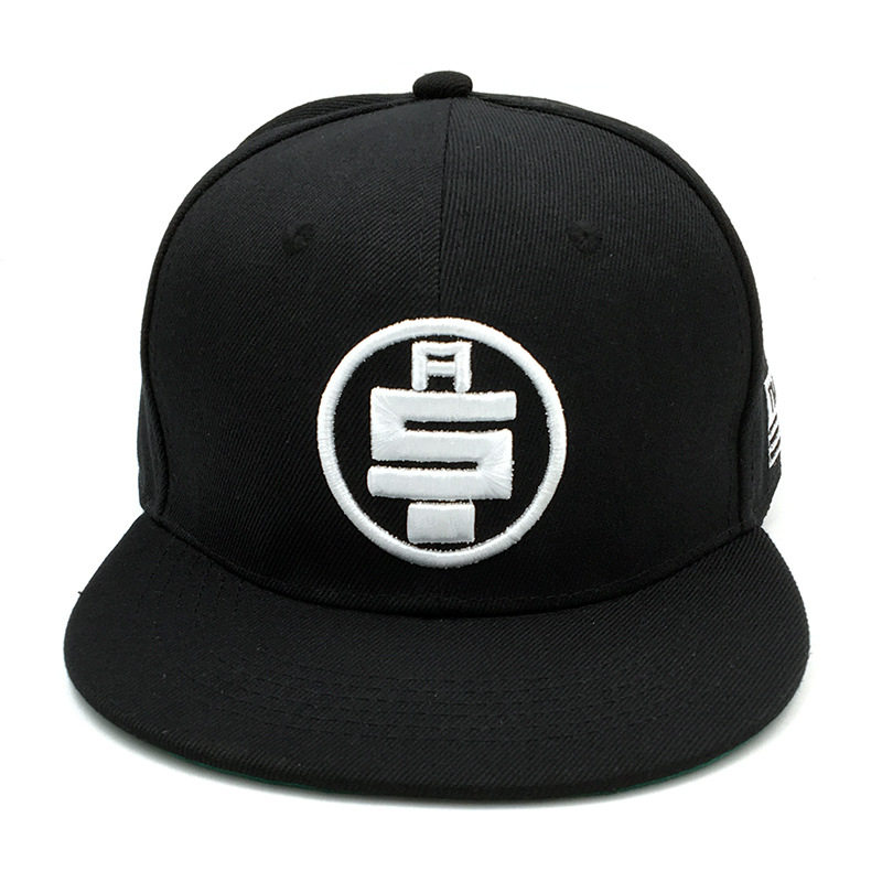 外贸爆款说唱歌手nipseyhussle刺绣鸭舌帽嘻哈平沿帽子