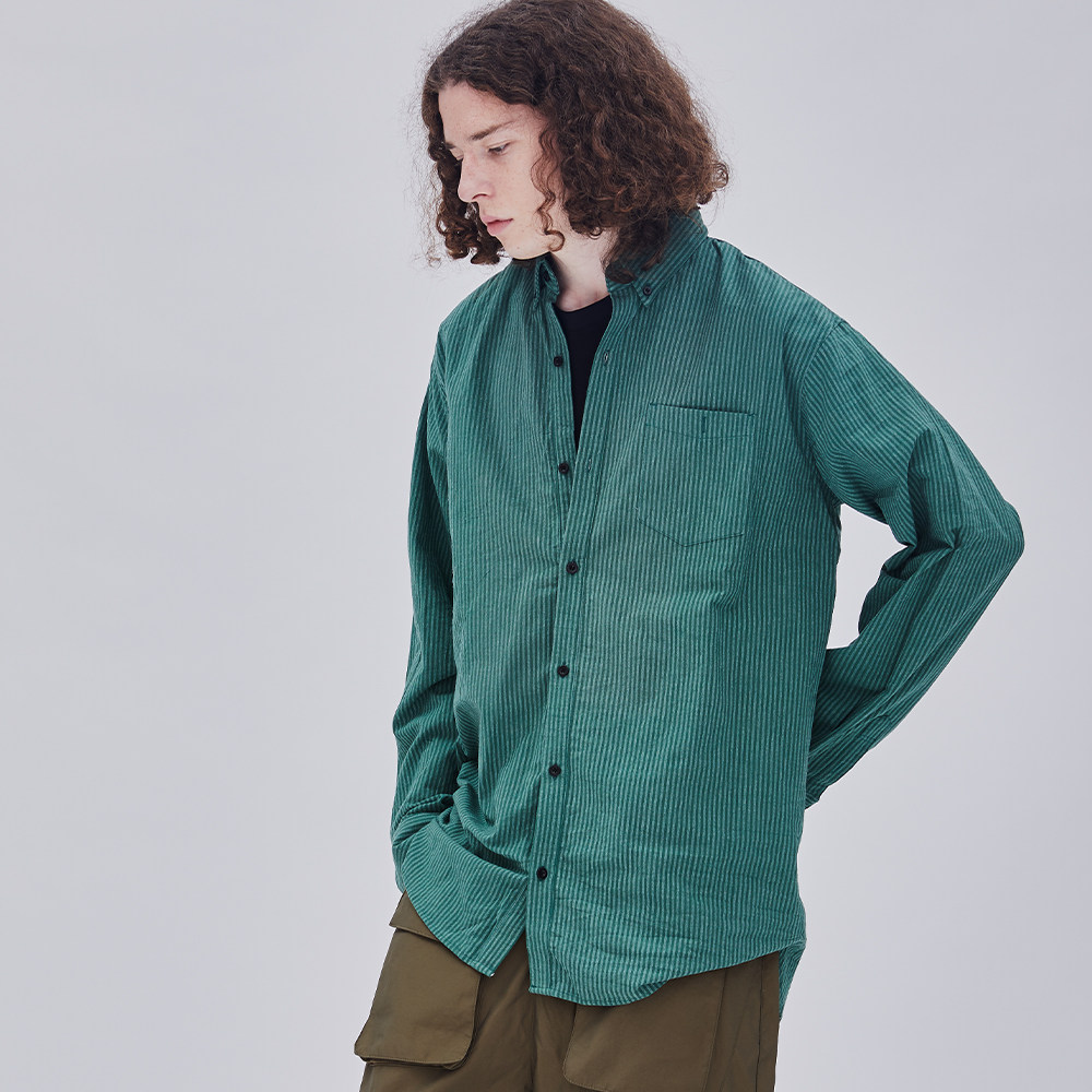 float条纹衬衫男潮波普风格格子彩虹液体下摆衬衫