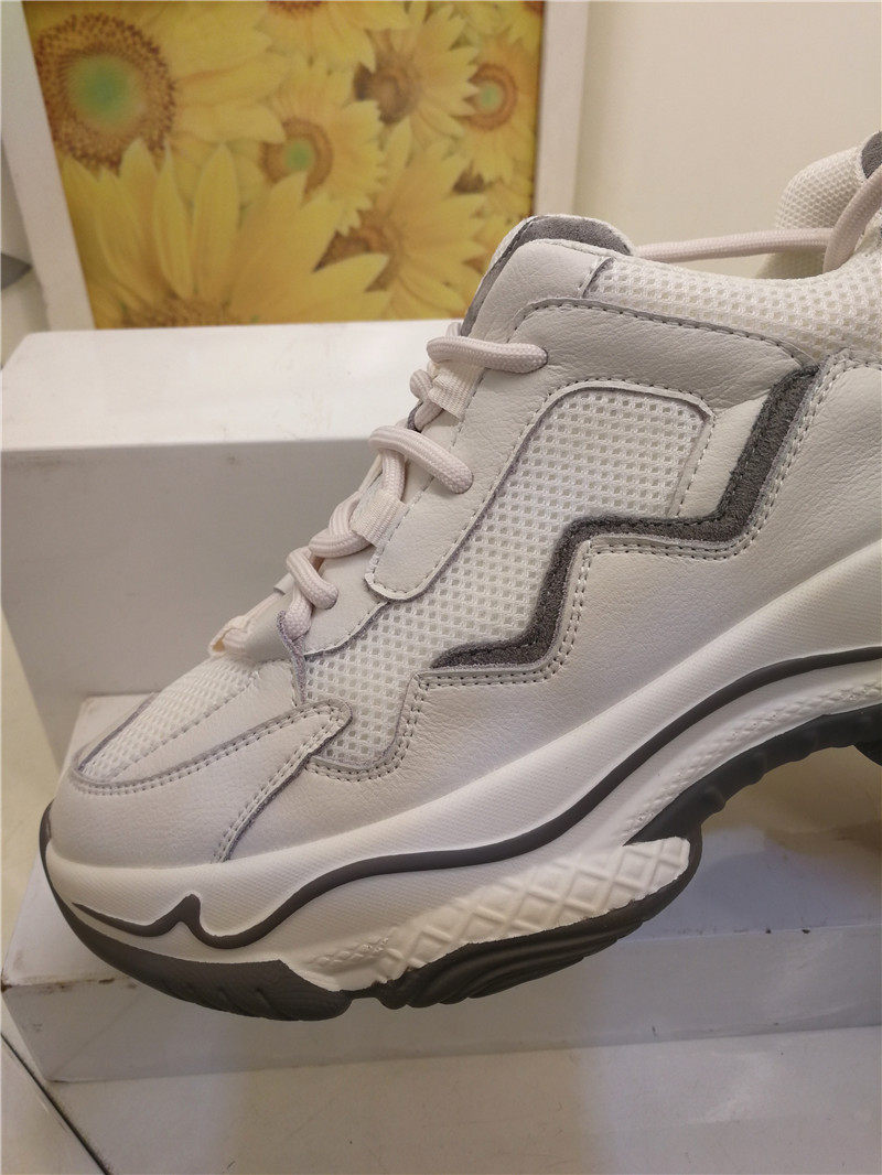 日泰女鞋专柜2020秋季潮鞋韩版增高透气网孔单鞋