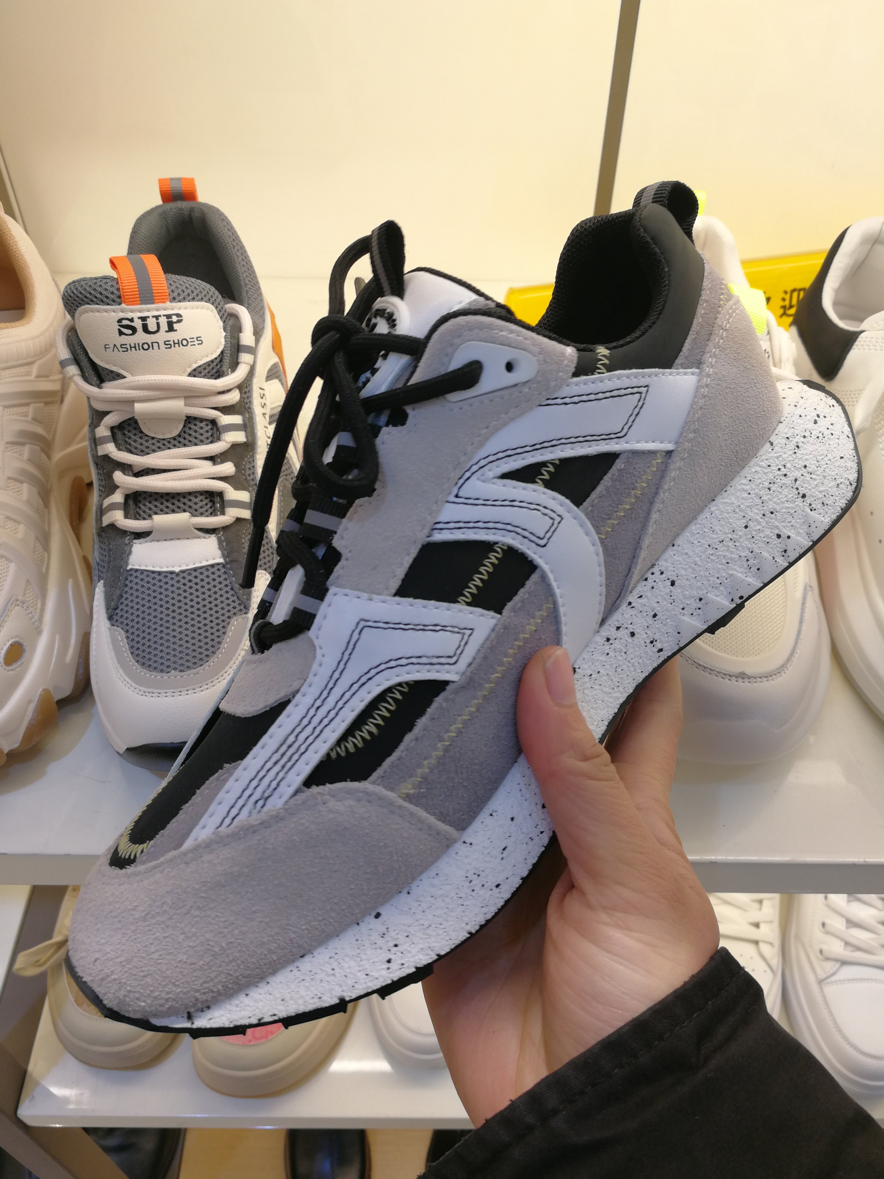 日泰正品女鞋2021春秋新款厚底运动老爹单鞋单鞋