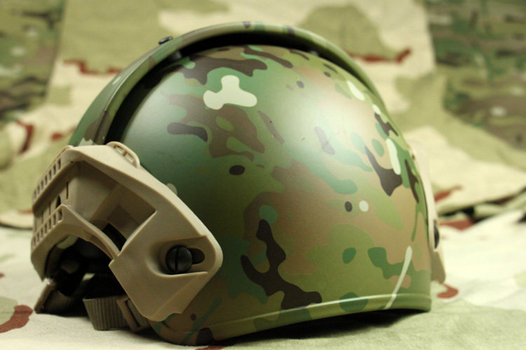 迷彩战术头盔mcaf保护型cp头盔