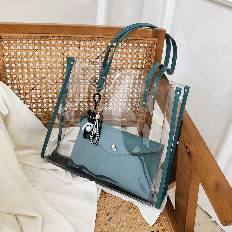 秋冬透明2020流行新款潮韩版大包包