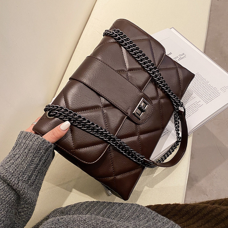 流行链条小包包女2020秋冬季新款潮时尚百搭斜挎包网红洋气小方包