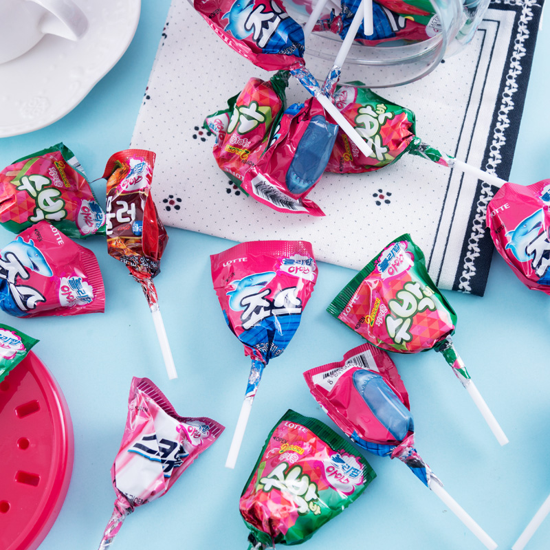 乐天冰淇淋棒棒糖132g六一儿童儿童节节水果味零食传统糖果