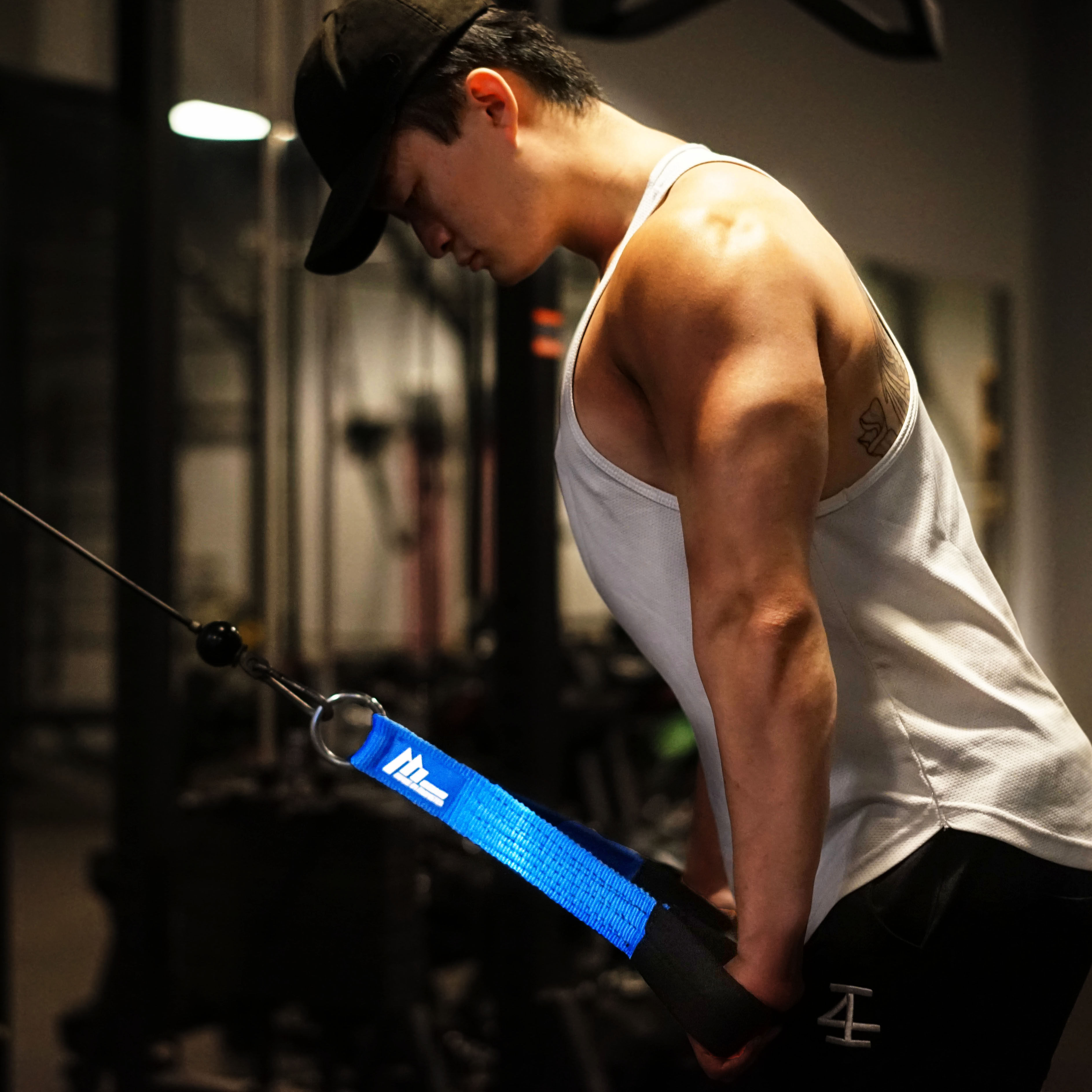 面拉绳健身龙门架配件单边延长绳大飞鸟绳索下压肱二三头肌训练绳