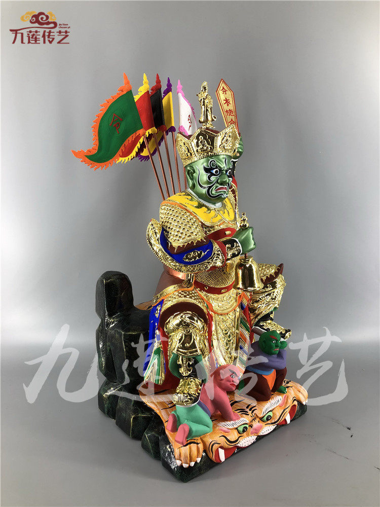 木雕普度公大士爷面燃大士马来西亚神像香樟樟木木雕