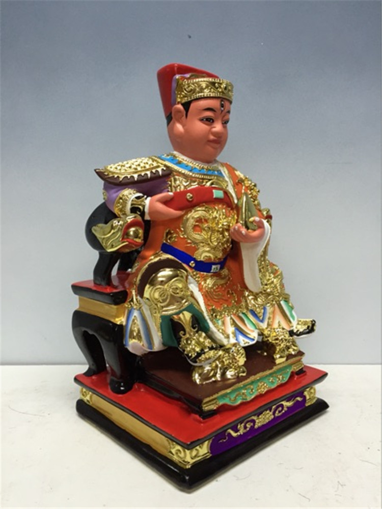 华光30公分木雕佛像大帝火神道教神像宗教用品木雕