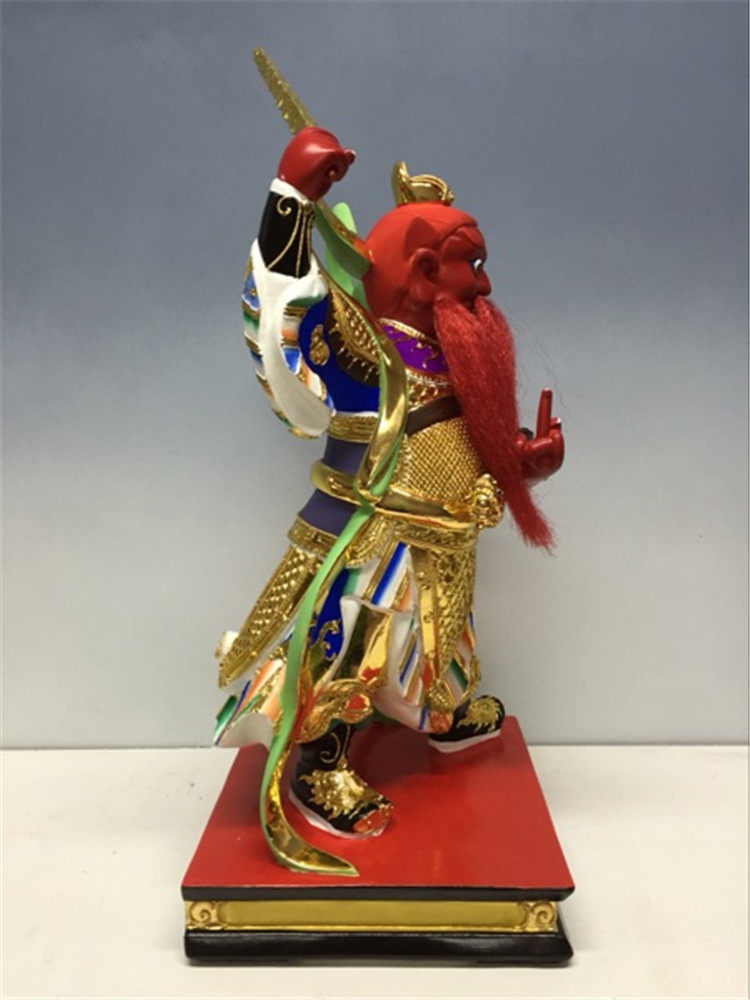 木雕拜拜供奉家居漆线樟木40公分显灵神像天君木雕