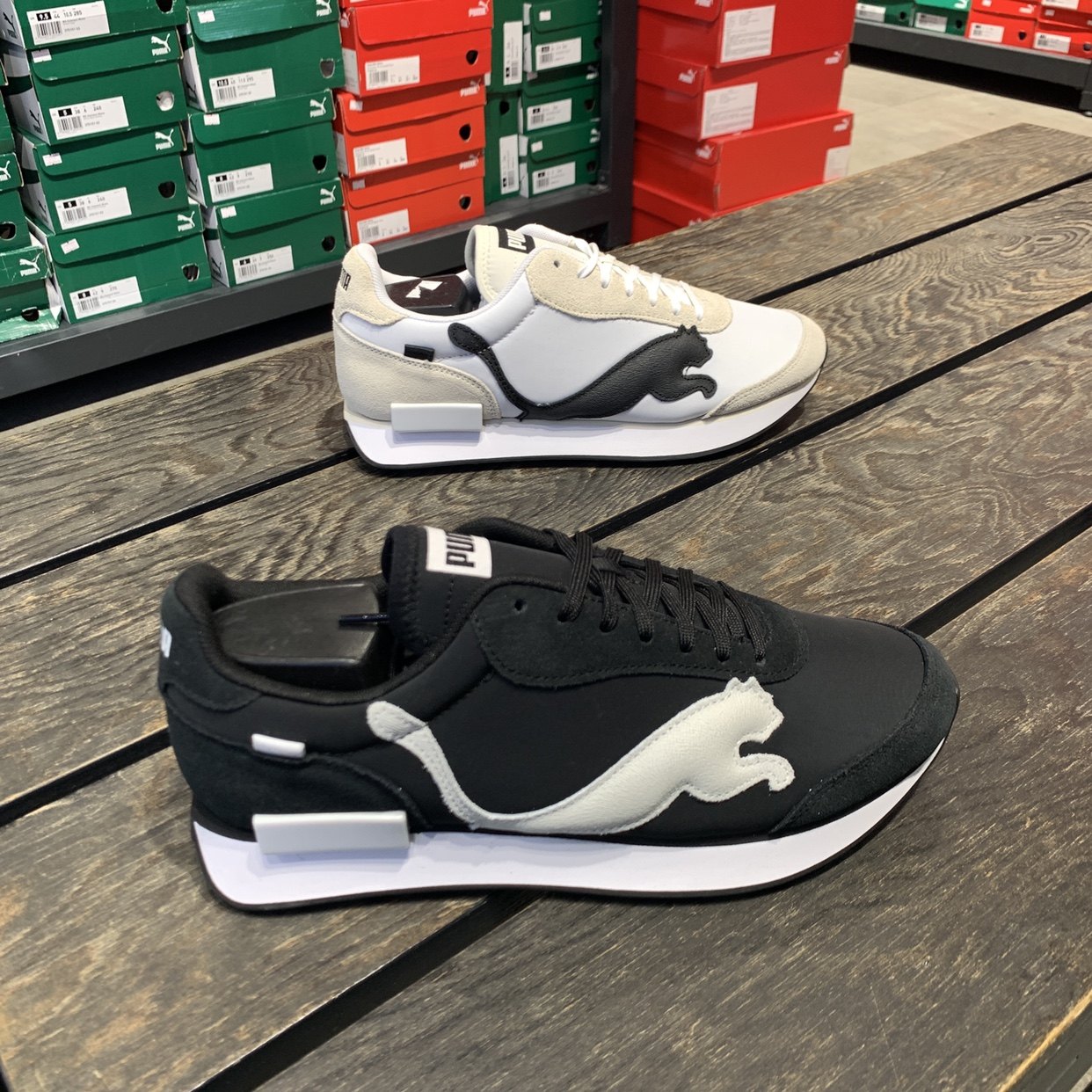 彪马pumafutureriderlogo秋冬新款休闲跑步380864-01运动休闲鞋