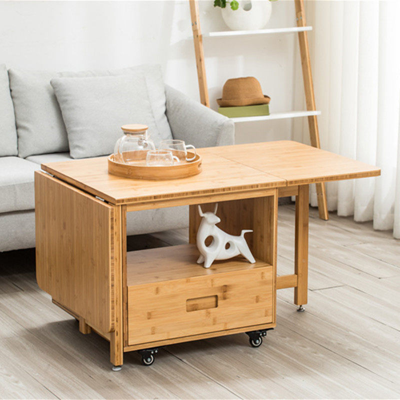 茶几楠竹小户户型可移动折叠简约现代客厅经济型茶几