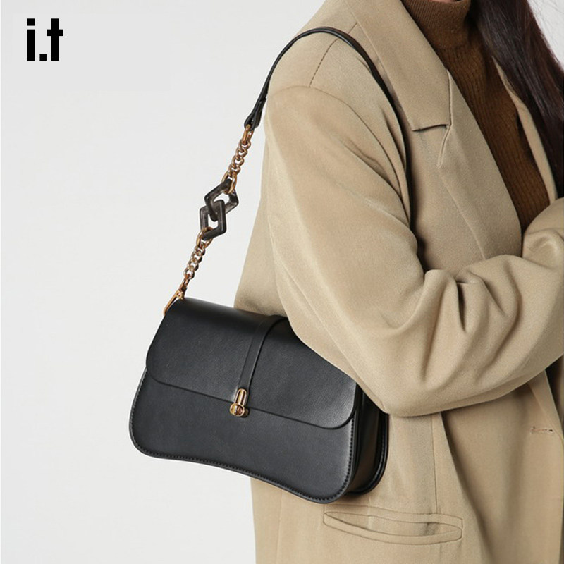 包包香港itgdledy小众轻奢马鞍2023新款女包单肩通用款女包