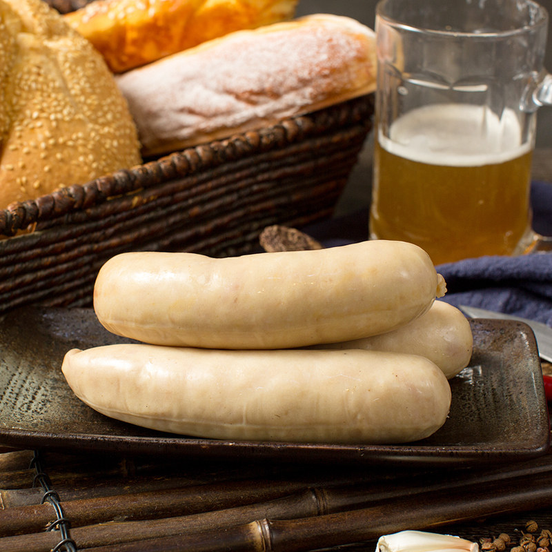 哈肉联俄罗斯风味白肠118gx5哈尔滨红肠东北老字号俄式香肠