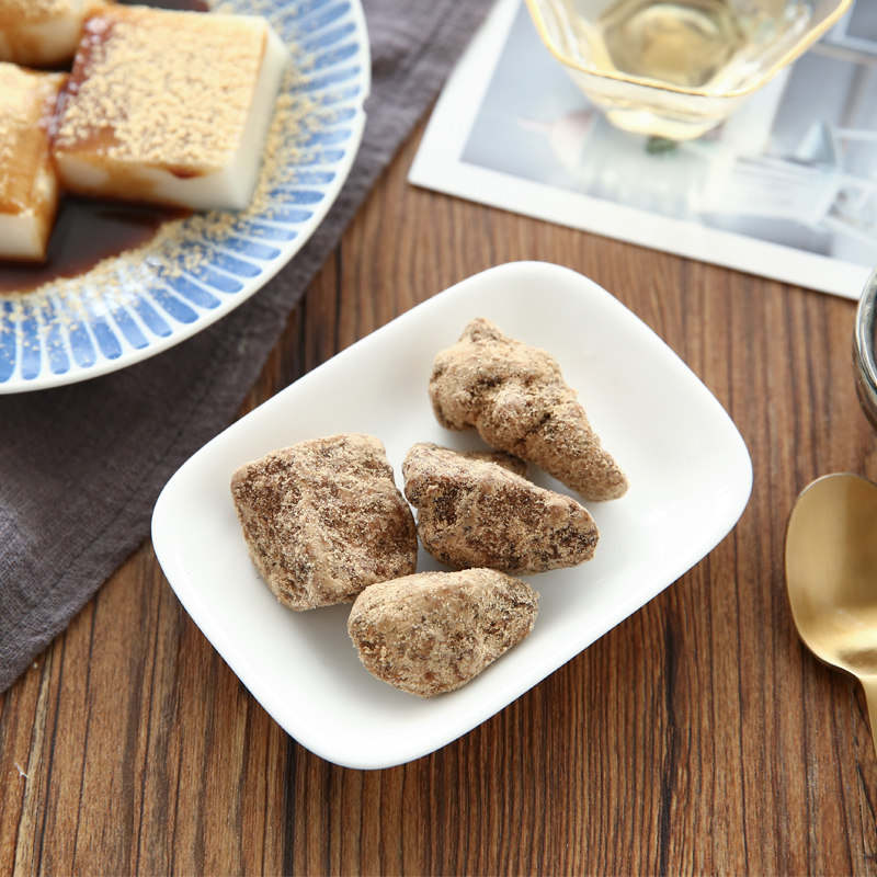 现货包邮日本进口冲绳特产黑糖块调理气血波照间手工古法黑糖200g