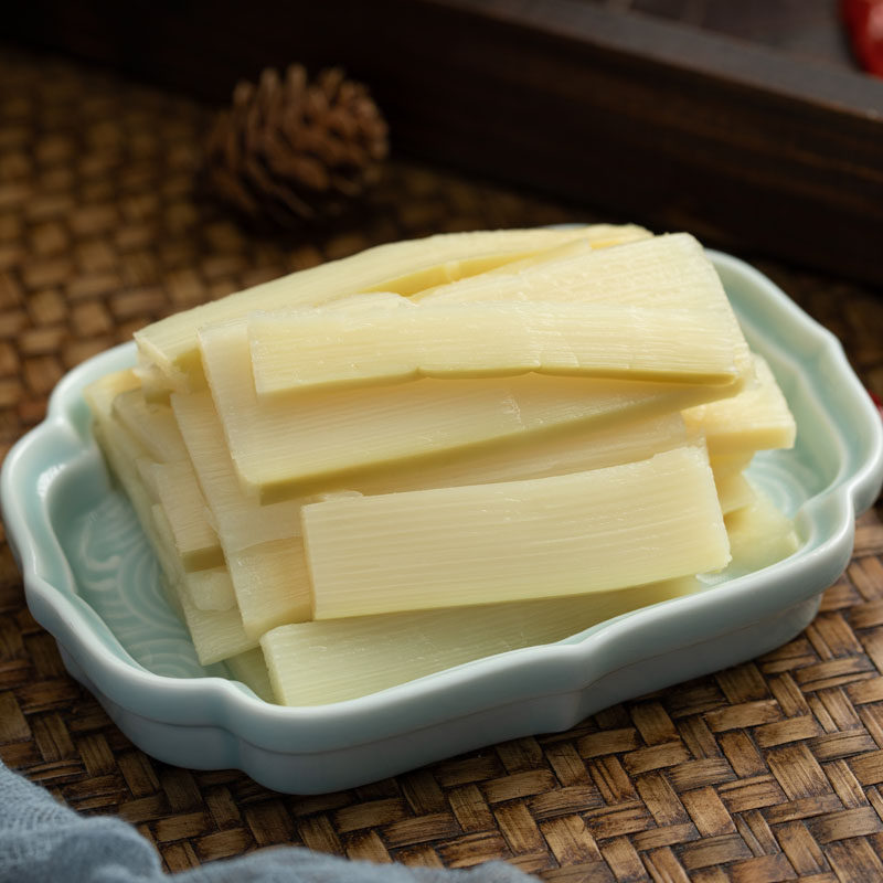 江西特产清水脆笋片原味鲜嫩竹笋整箱6袋商用笋类制品