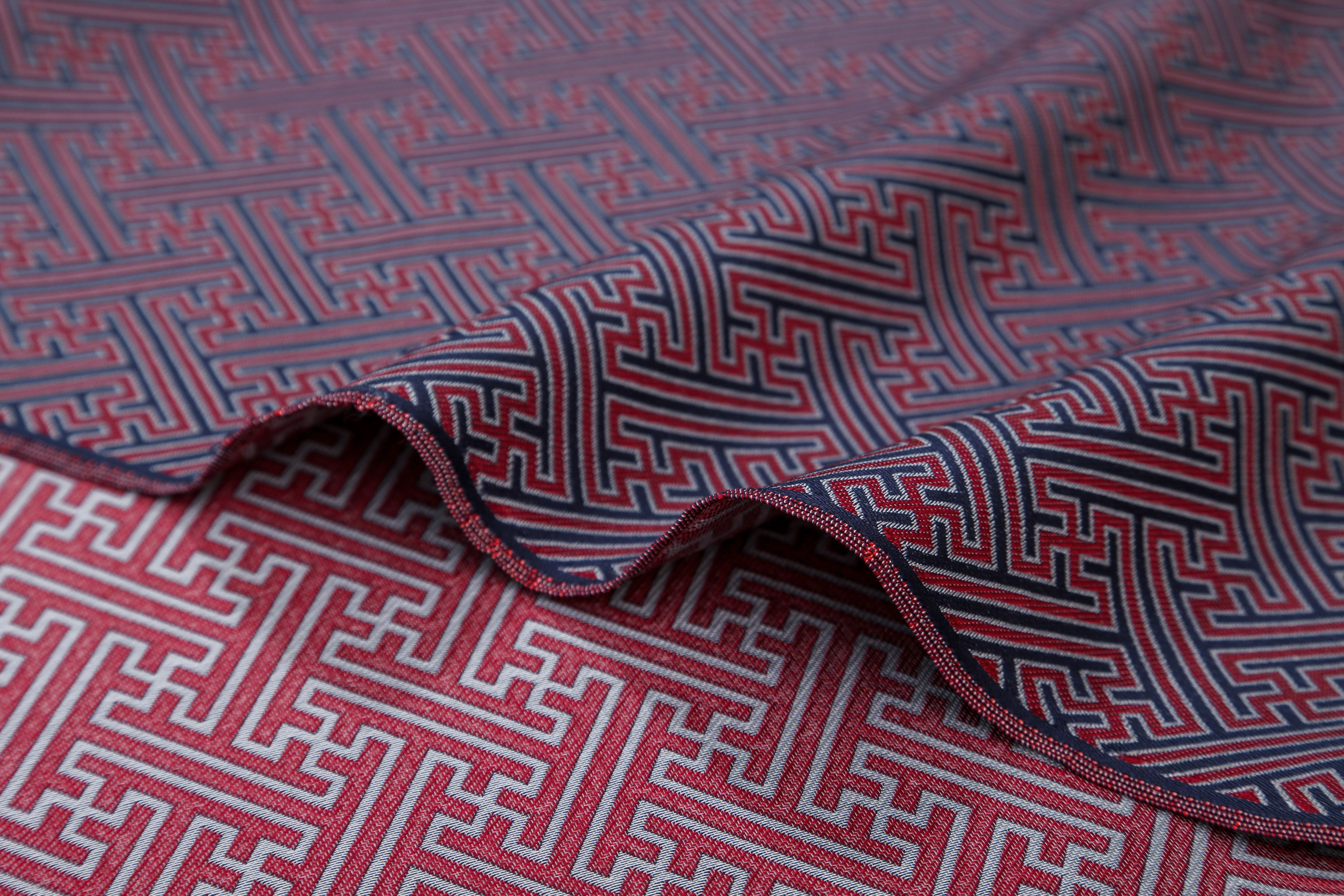 非遗宋锦经典花型卍字纹中国风锦绣之冠旗袍丝绸布料