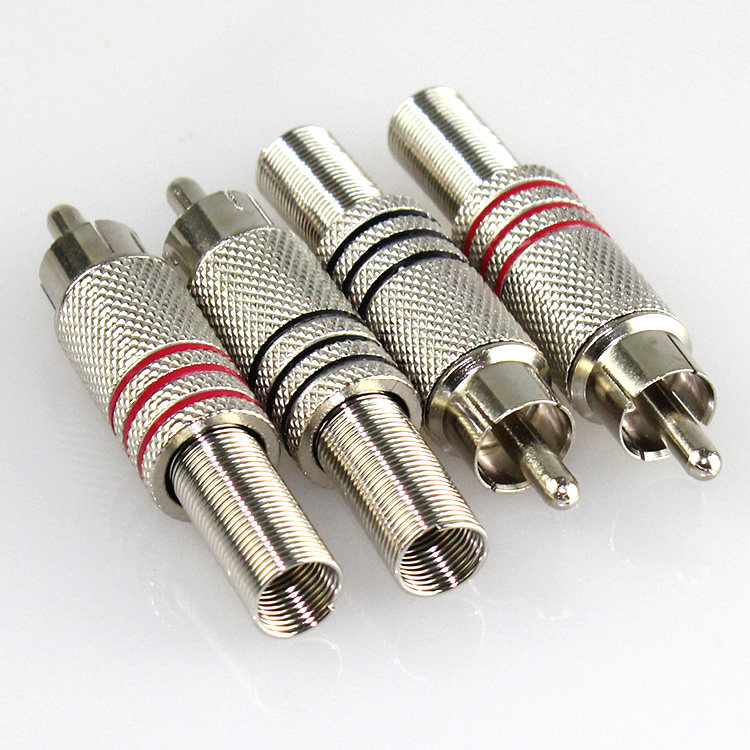 莲花插头rca音响av视频音频音频视频焊接接头rca头