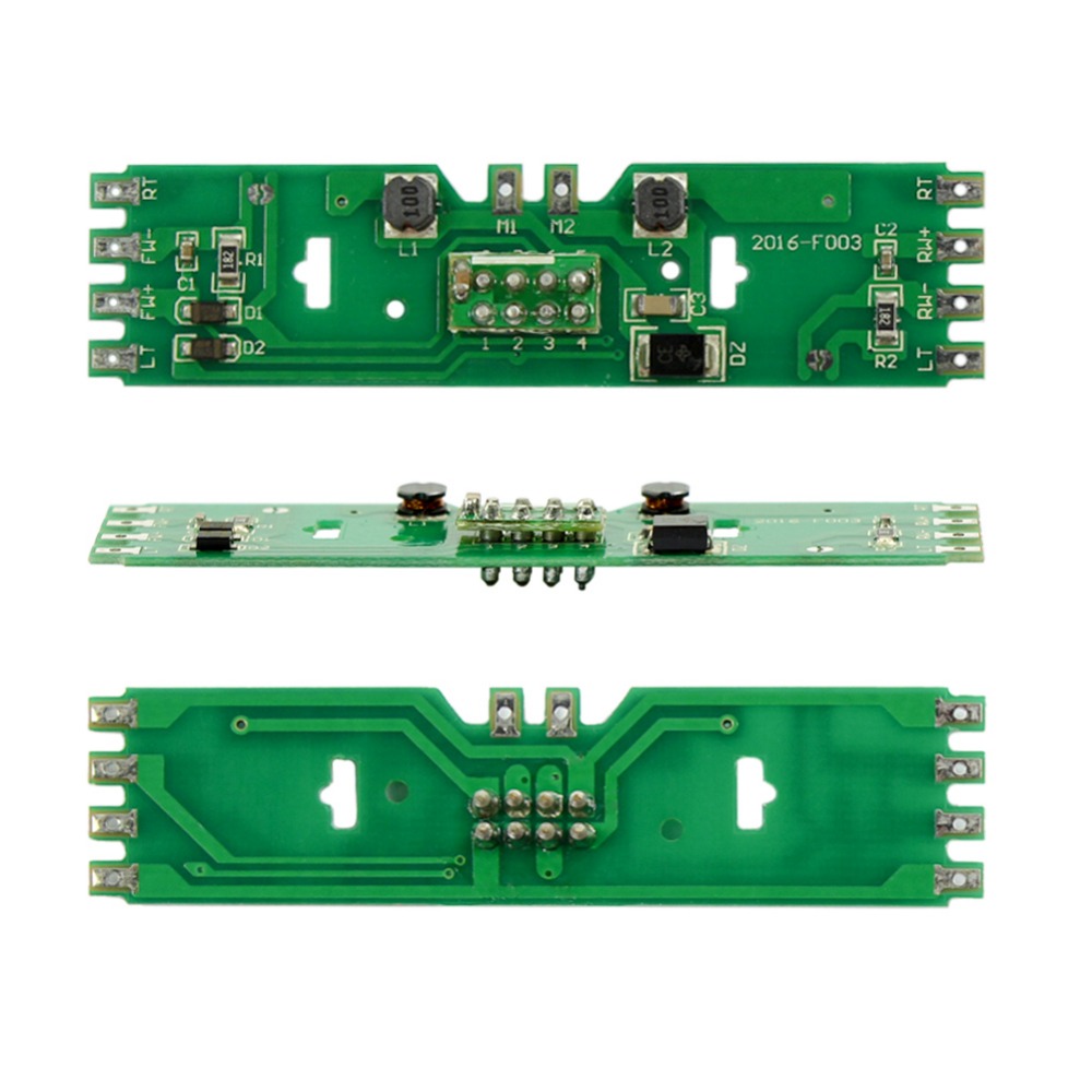 外贸HO电动火车电路板IC 1/87百万城火车改装通用PCB板升级版配件 - 图0