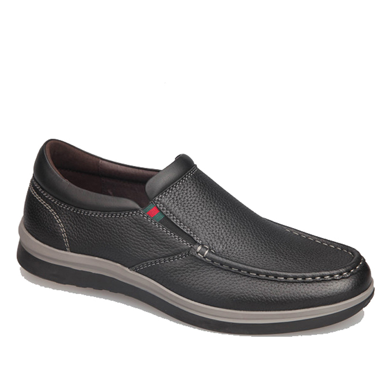 沙驰男鞋新款专柜正品时尚商务休闲牛皮鞋子舒适软底软面81G9B987