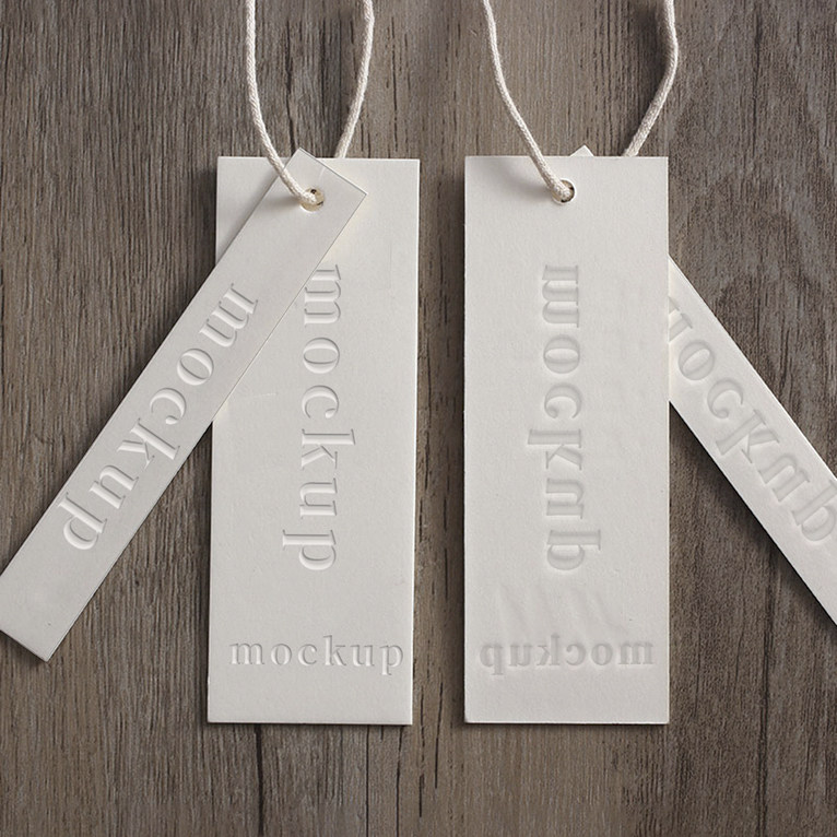 加厚700克白卡空白吊牌通用现货服装店标签价格吊牌