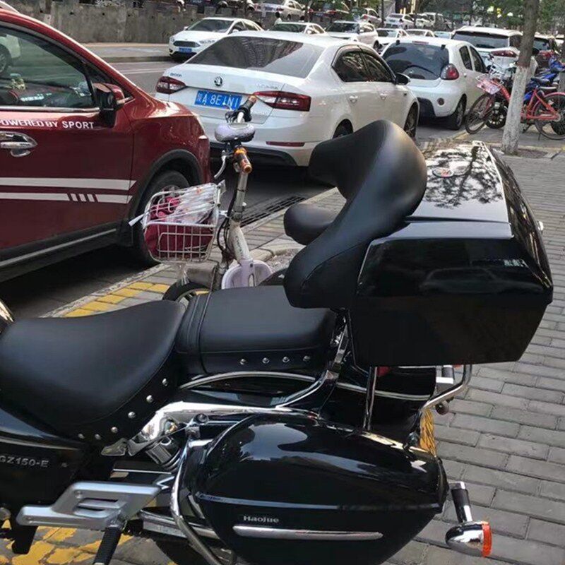 适用豪爵悦酷gz150agz150e尾箱太子摩托车改装48l摩托车尾箱