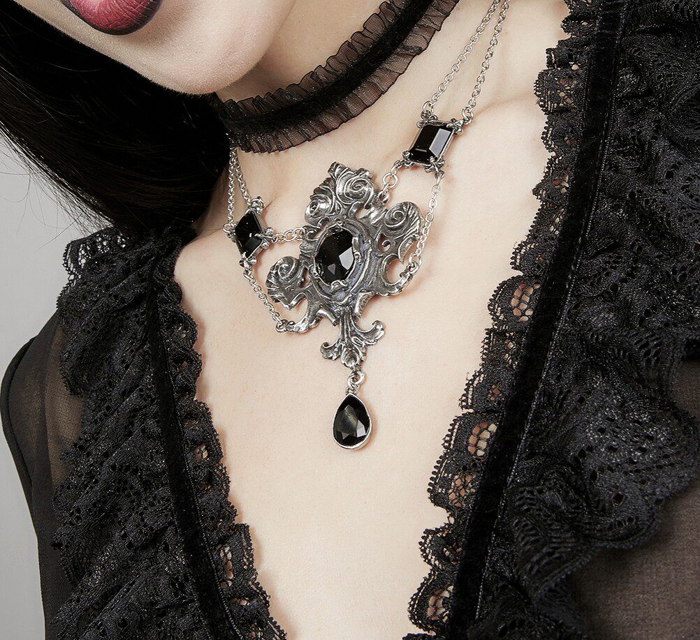 alchemygothicp503bqueenofthenight暗夜女王宫廷项链