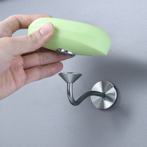 Stainless Steel Soap Rack Free of perforated wall-mounted Dressing Room Bathroom Leash Shelve CREATIVE MAGNETIC SUCTION CUP SOAP BOX