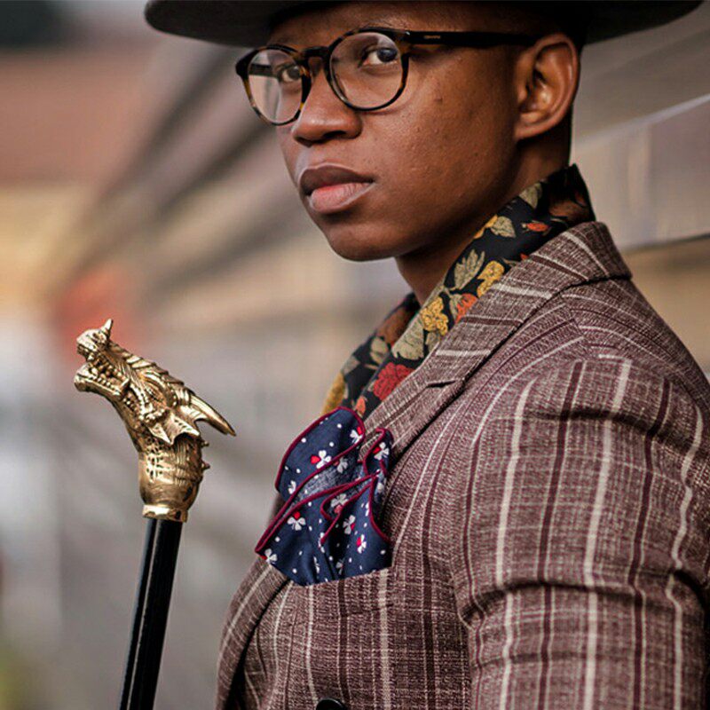 pasotti意大利绅士手杖龙头拐杖拐棍金色演出出国登山杖