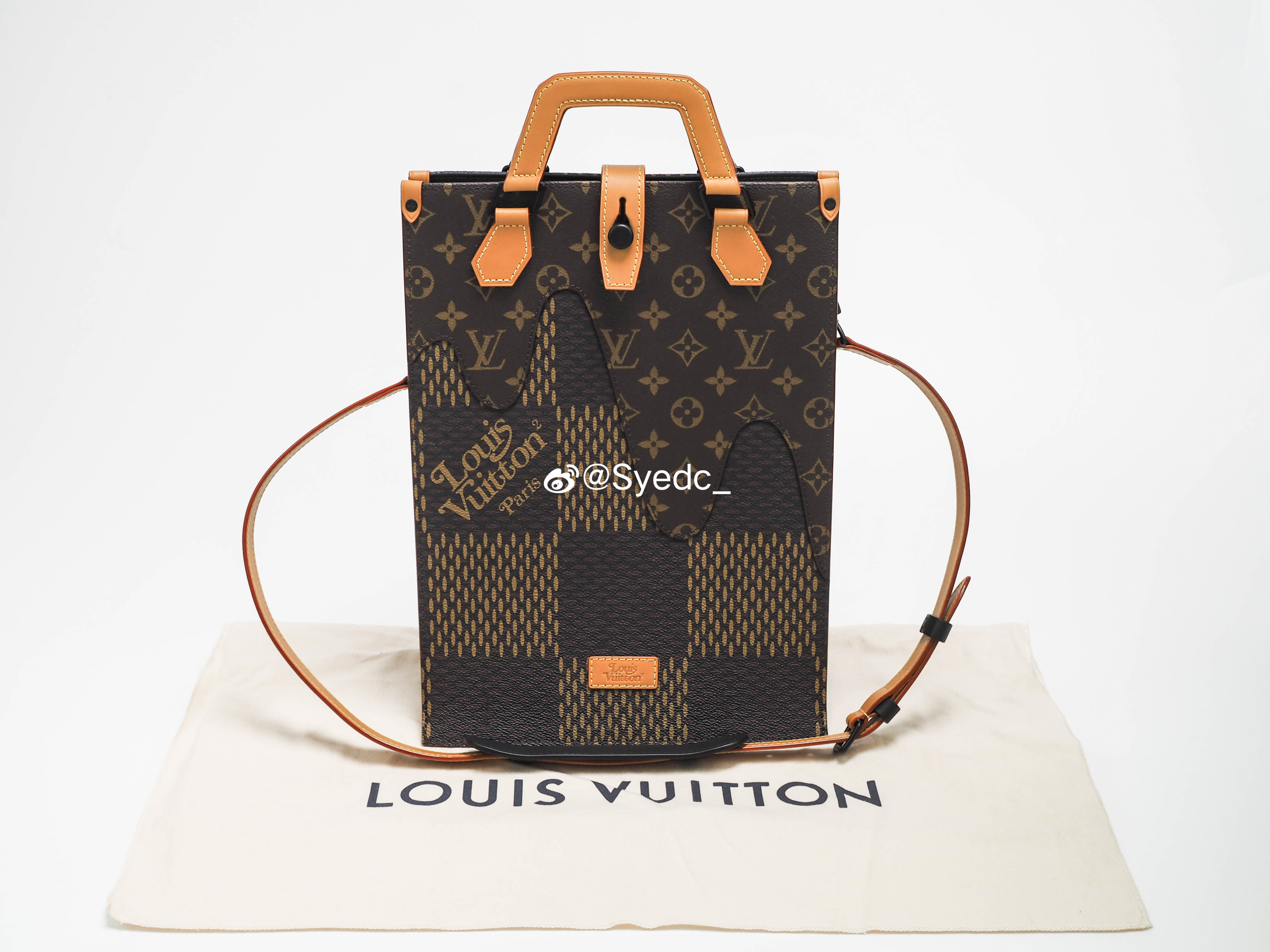 【现货】Louis Vuitton LV Nigo 棋盘格 手提袋 Mini Tote N40355