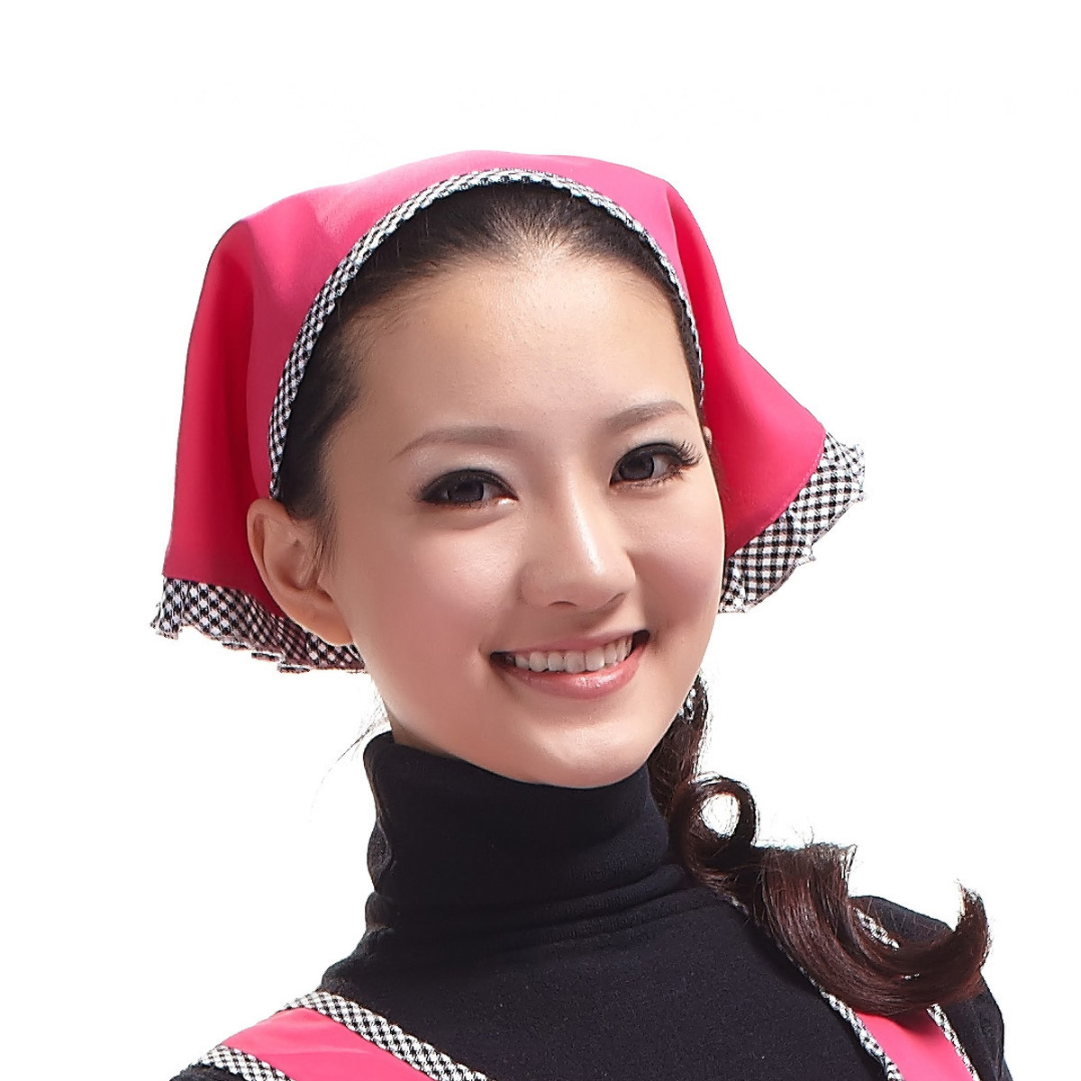 头巾围裙套装搭配成人百搭工作三角巾餐厅饭店围裙套装