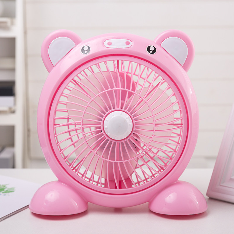 萌宝卡通电风扇学生宿舍寝室静音迷你风扇床头迷你风扇