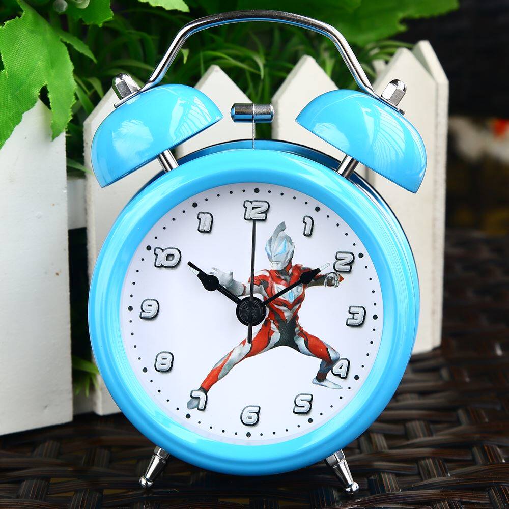 奥特闹钟卡通儿童专用超人银河迪迦捷德学生台钟