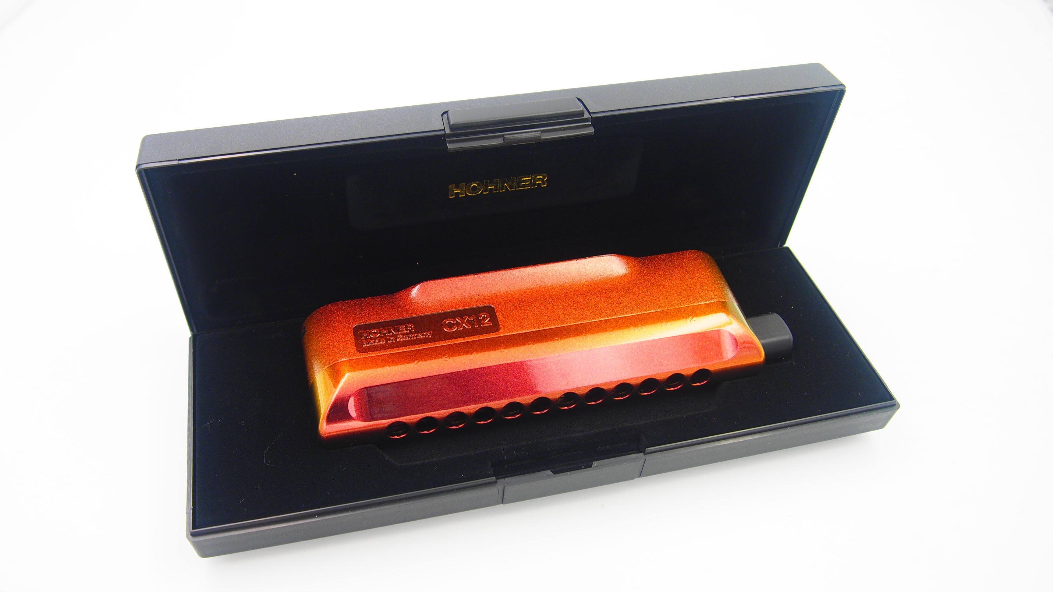 德国hohner和来cx12jazz12孔彩虹半音音阶口琴爵士口琴