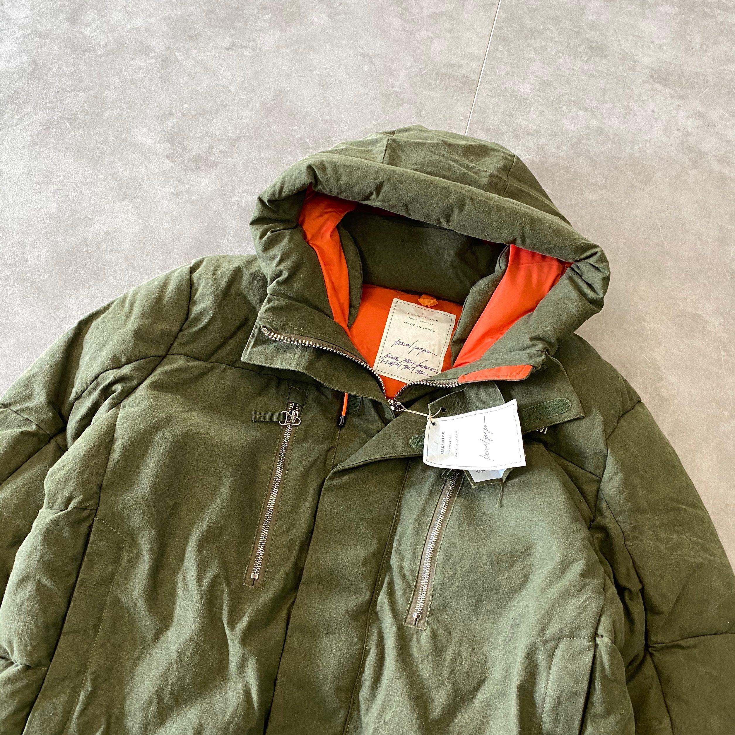 readymadedownparka连帽羽绒外套羽绒服冲锋古军布制军夹克