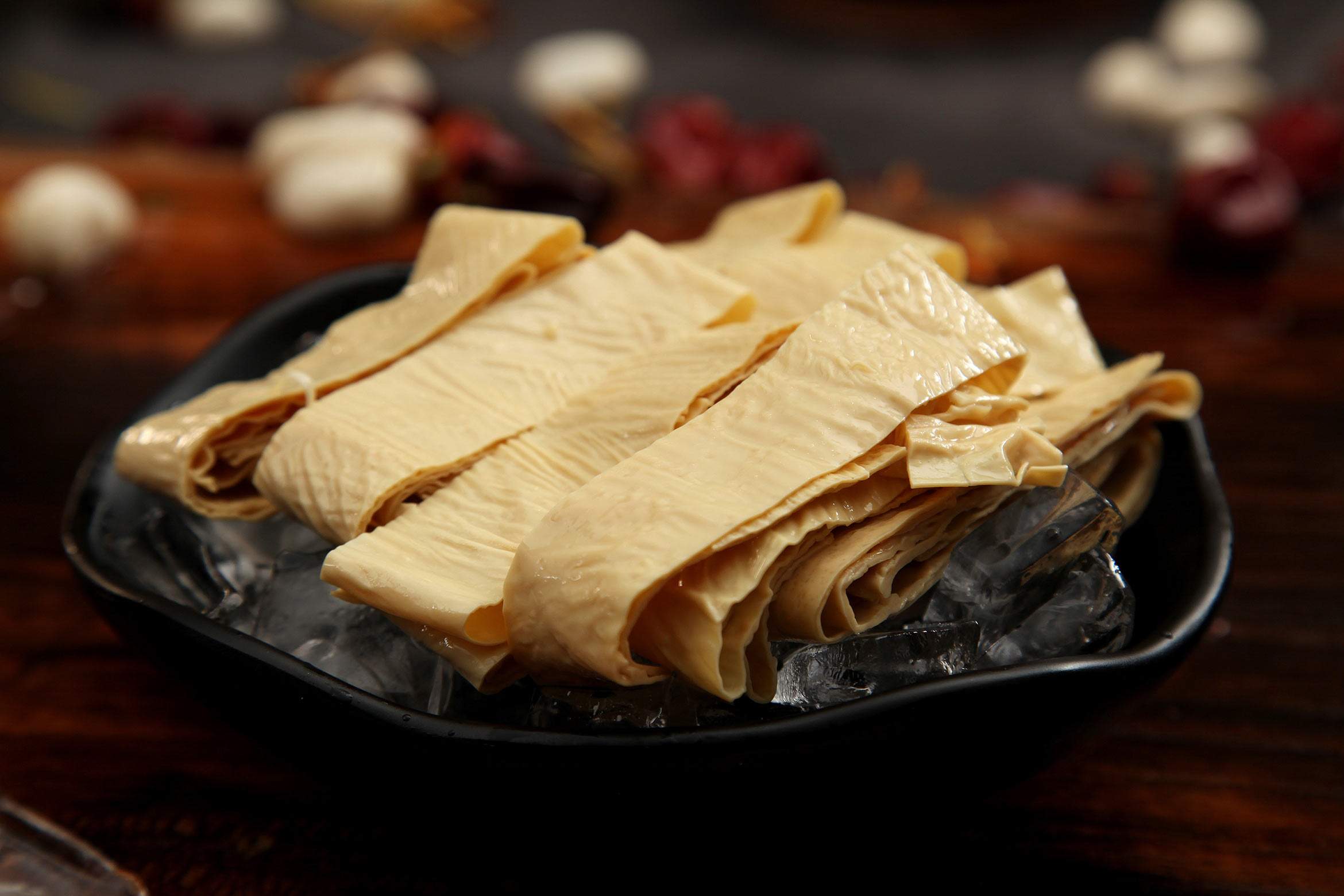 纯素豆腐皮油豆干货腐竹干豆皮特特产豆制品火锅千张