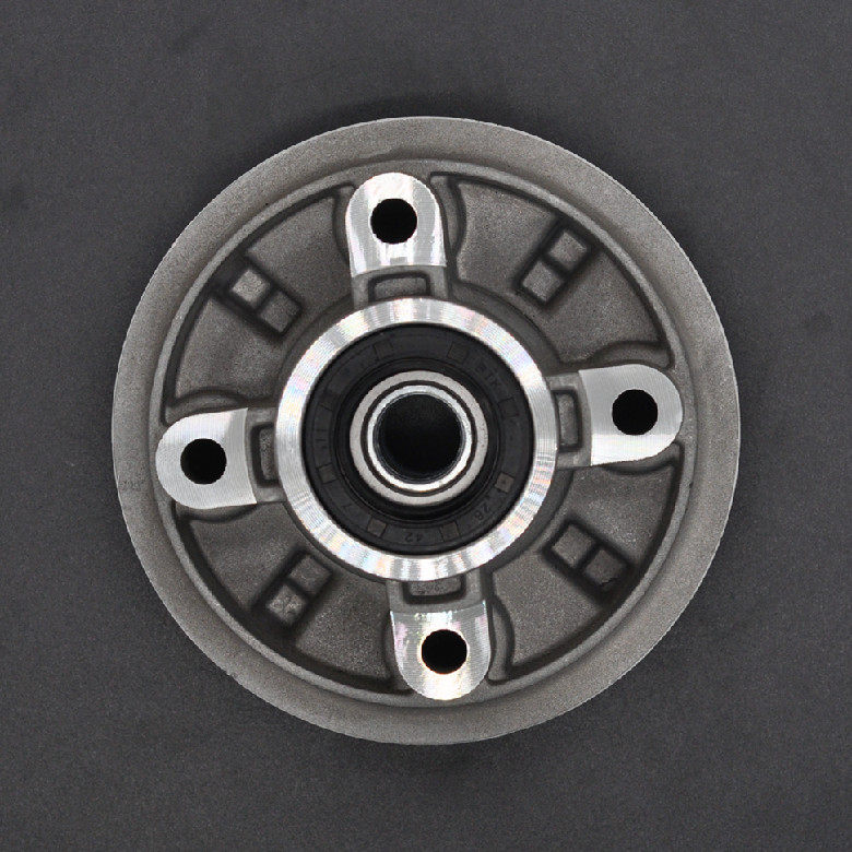 缓冲摩托车后轮体总总成jd100fxd125大链盘安装座子链盘