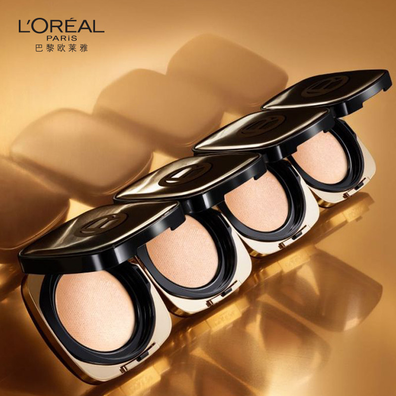 欧莱雅蜜光气垫cc霜幻无瑕轻垫粉底液bb霜